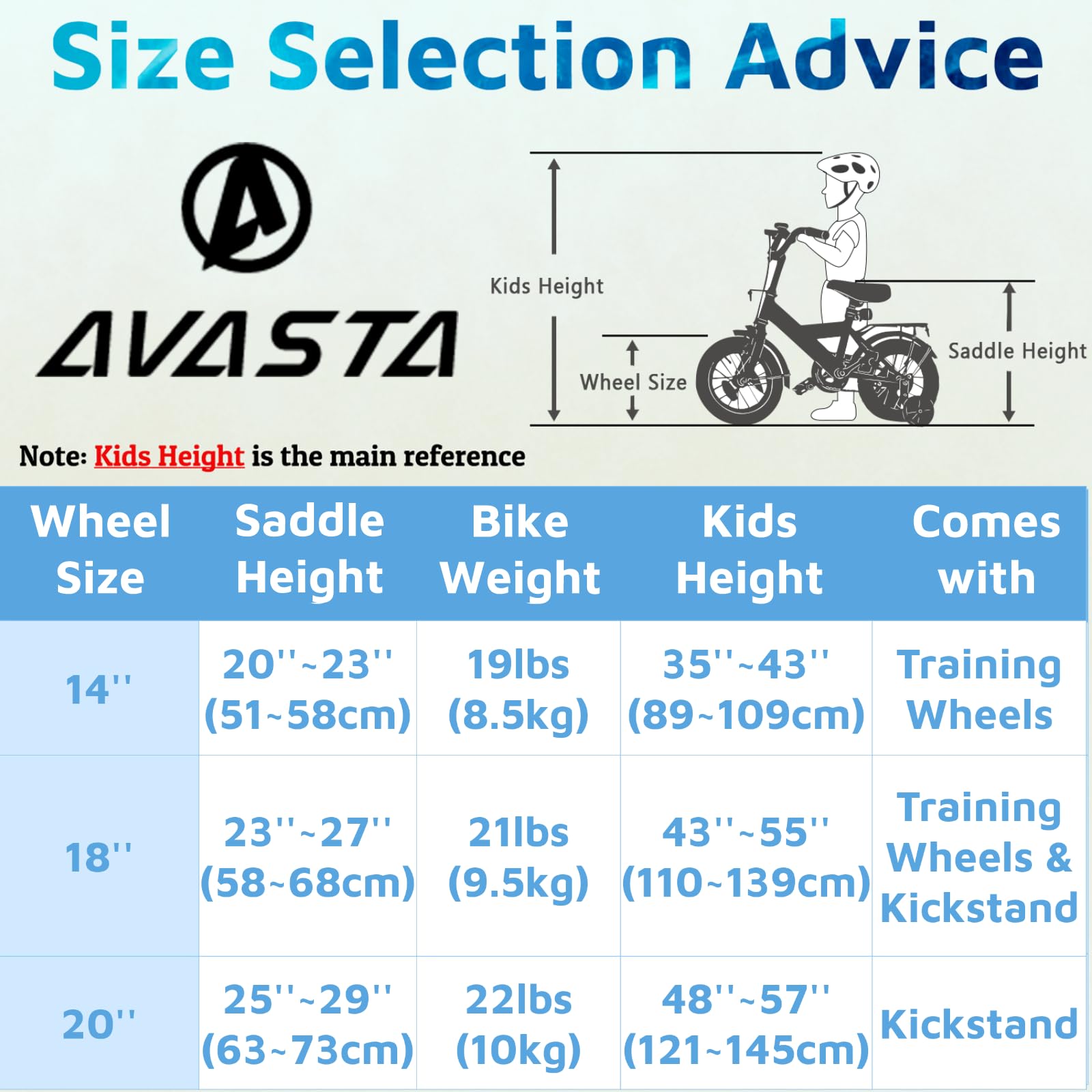 AVASTA Bilbo 18 20 24 Inch Kids Bike for Boys Girls 5-14 Years Old, Retro Style High Carbon Steel Bicycle with Adjustable Handlebars and Seat, Dual V-Brakes, Kickstand, Multiple Colors - Image 6