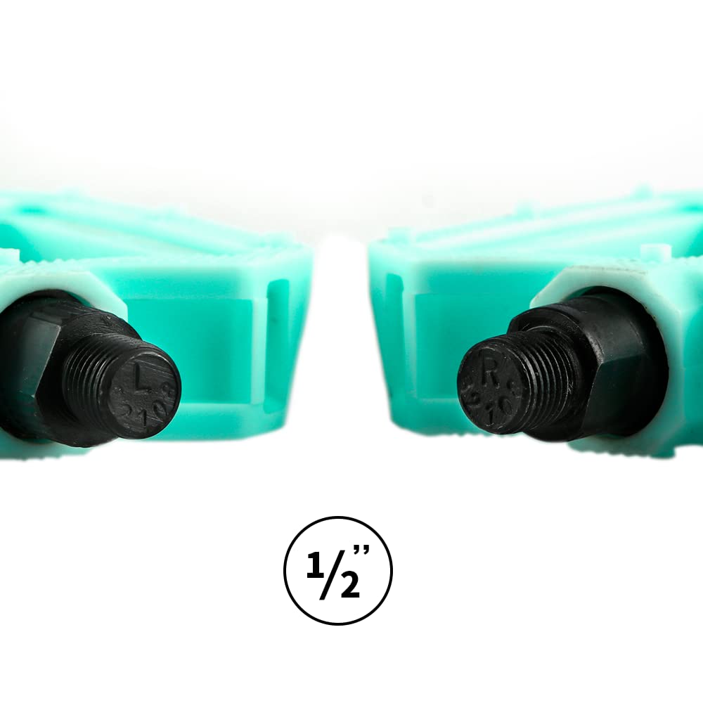 AVASTA Durable Polypropylene Bicycle Pedals with Reflector for Mountain Bike Road Bike and Other Bicycles,Two Thread Size（9/16”&1/2“） - Image 4