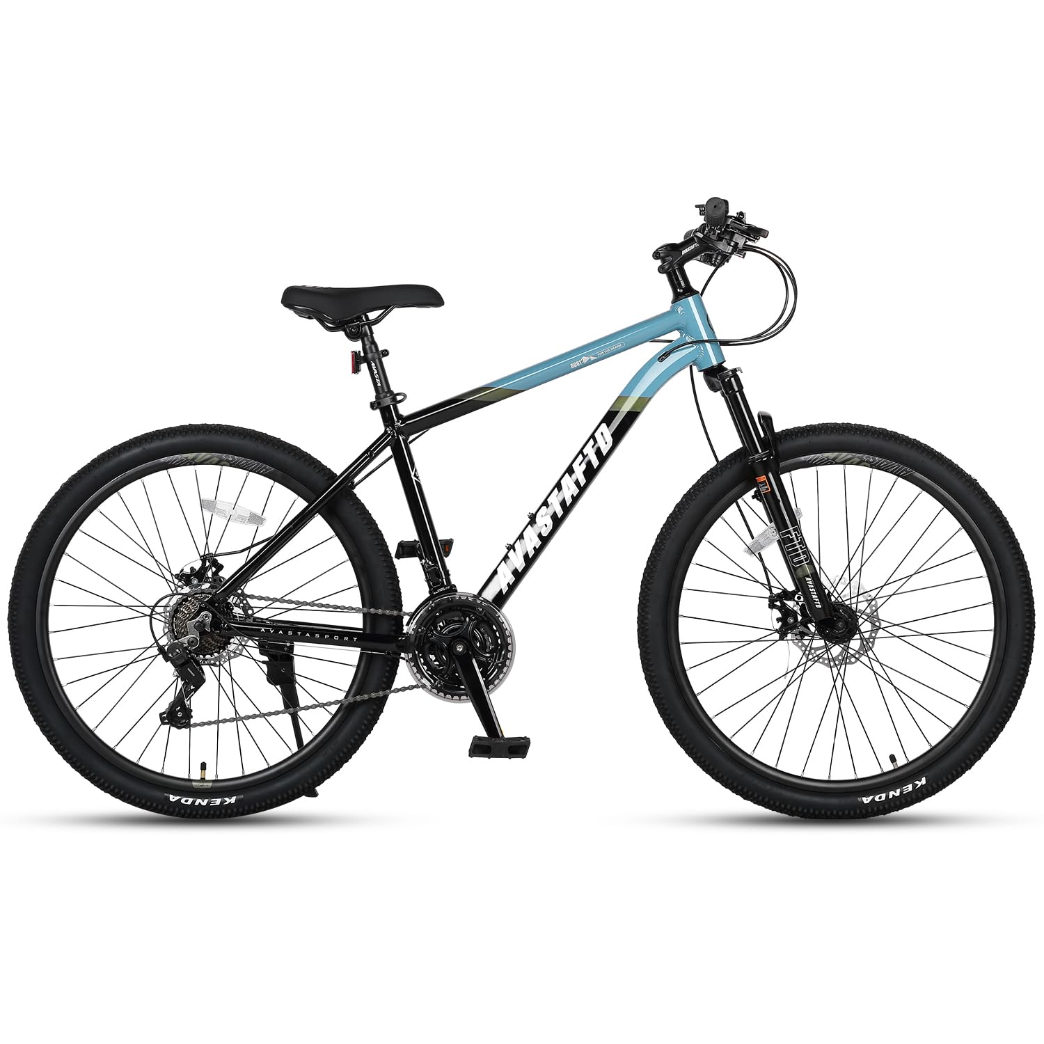 AVASTA Earth 26 27.5 inch Mountain Bike with 21-Speed, Aluminum Frame, Dual Disc Brake, Comfortable Saddle, Multiple Colors - Image 2