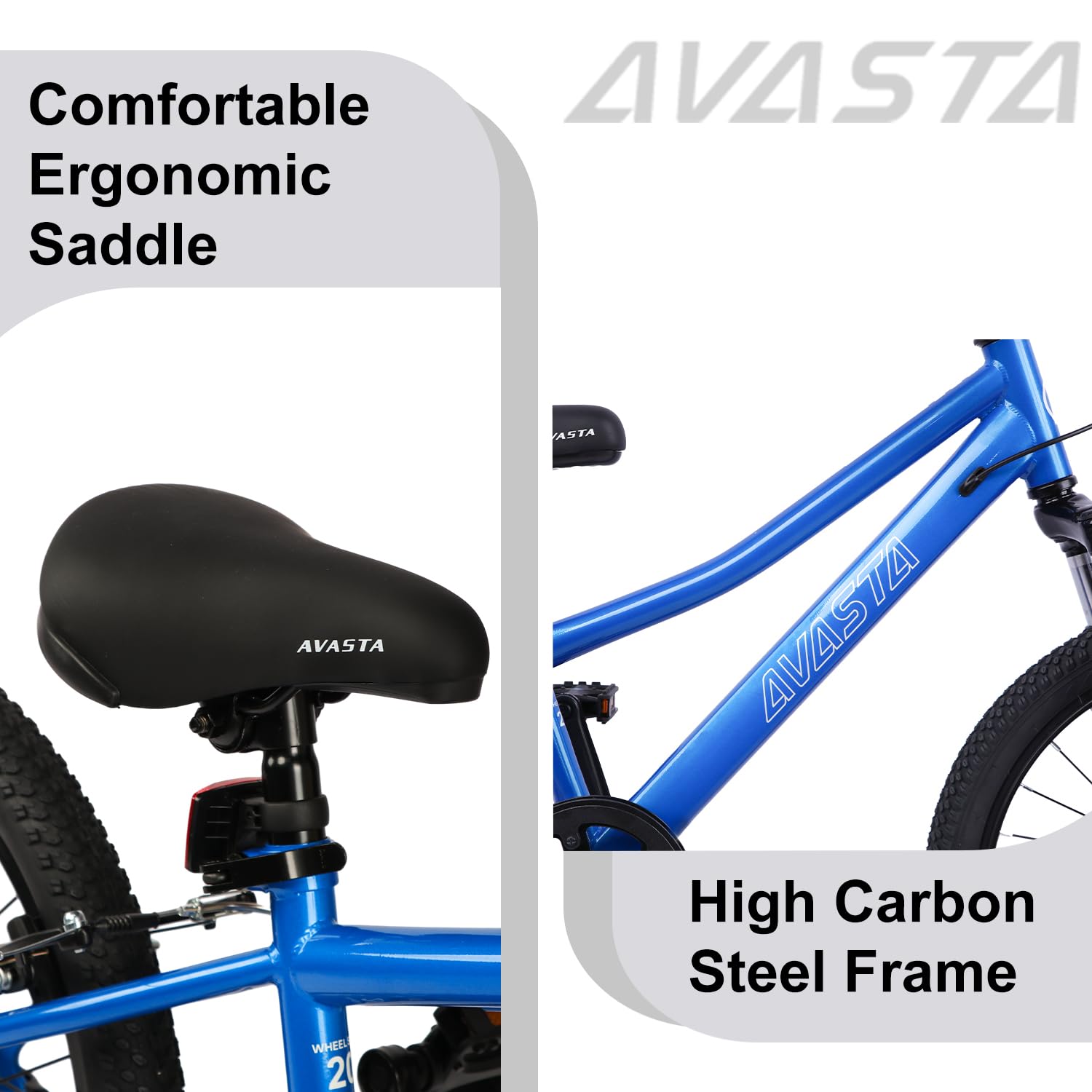 AVASTA Govet 20'' Kids Mountain Bike for 6-12 Years Old Boys Girls with Suspension Fork, 6 Speeds Drivetrain, Multiple Colors - Image 7