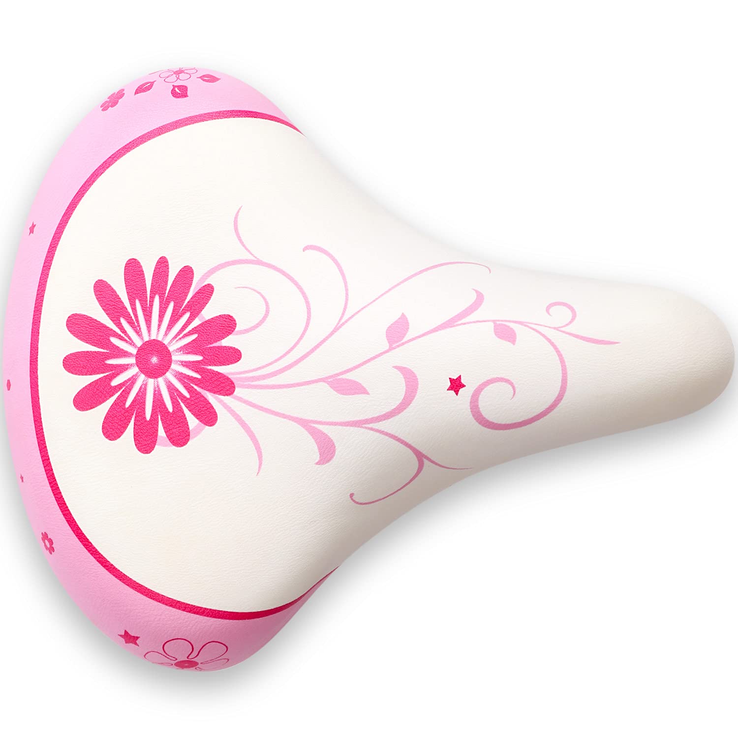 AVASTA Kids Bicycle Saddle for Girls & Boys Waterproof Wide Soft Bike Cushion Dual Shock Absorbing Fit for 12 14 16 18 20 or 20 22 24 26 inch Mountain Road Bike