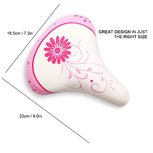 AVASTA Kids Bicycle Saddle for Girls & Boys Waterproof Wide Soft Bike Cushion Dual Shock Absorbing Fit for 12 14 16 18 20 or 20 22 24 26 inch Mountain Road Bike - Image 5