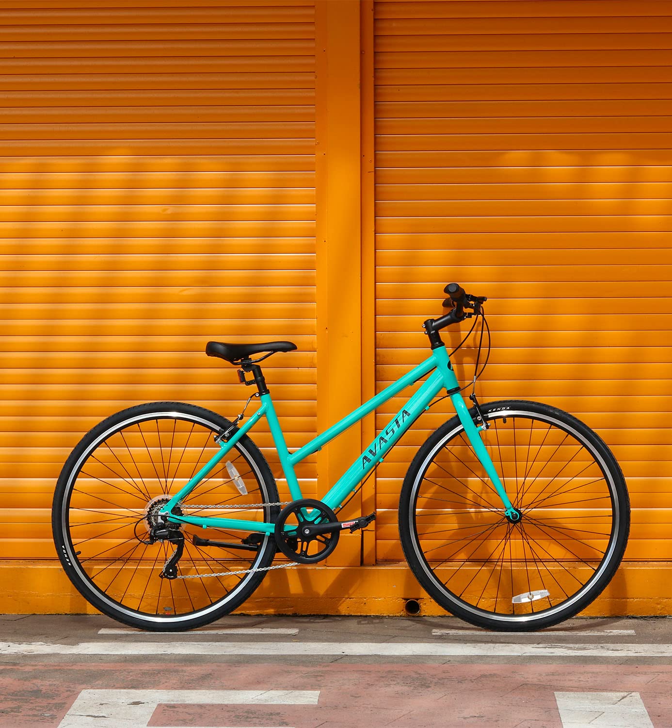AVASTA Populus 700C Road Bike for Women with Kickstand, 15 17 Inch Lightweight Step Through Aluminum Alloy Frame, 7-Speed Drivetrain, Multiple Colors - Image 5