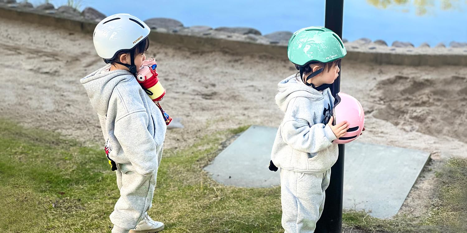 Petimini Kids Bike Helmet with DIY Stickers, CPSC & CE Certified for Toddler Kids Ages 2-6 Boys Girls, Multi-Sport Safety Cycling Skating Scooter Helmet, Multiple Colors - Image 5